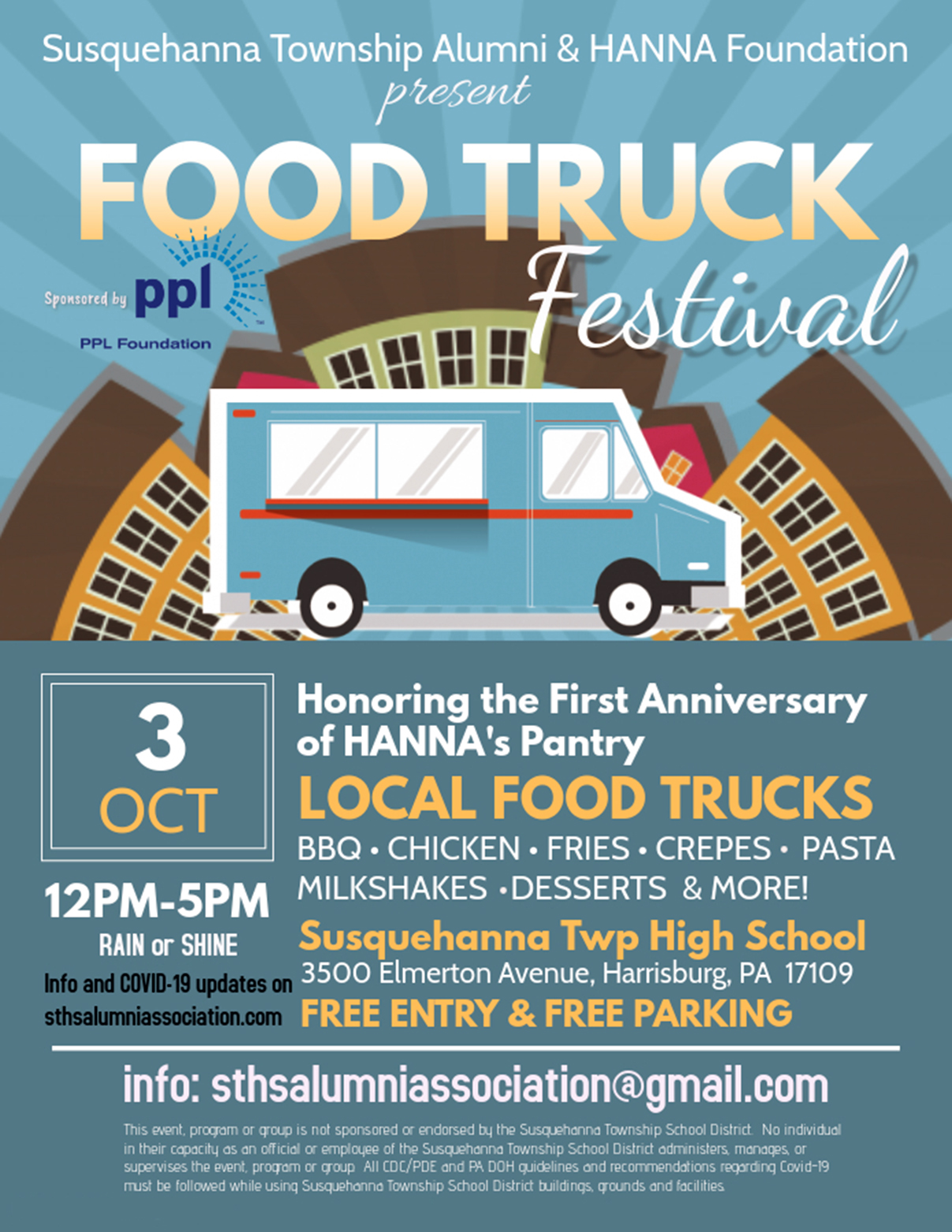 Food Truck Festival Susquehanna Township High School Alu